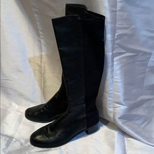 Half n half knee high boots